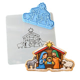 Nativity Scene 3c Cookie Cutter | Stamp | Stencil - SHARP EDGES - FAST Shipping - Choose Your Own Size! #1 Cookie Cutter Lady LITTLE - 3 Inches (7.62cm) **BUNDLE** Cutter + Stamp + Stencil 