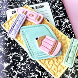 Notebook Cookie Cutter | Stamp | Stencil #1 School / Grad Cookie Cutter Lady 