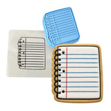 Notepad Cookie Cutter | Stamp | Stencil #1 Miscellaneous Cookie Cutter Lady 