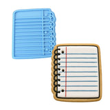 Notepad Cookie Cutter | Stamp | Stencil #1 Miscellaneous Cookie Cutter Lady MINI - 2 Inches (5cm) Stamp ONLY 