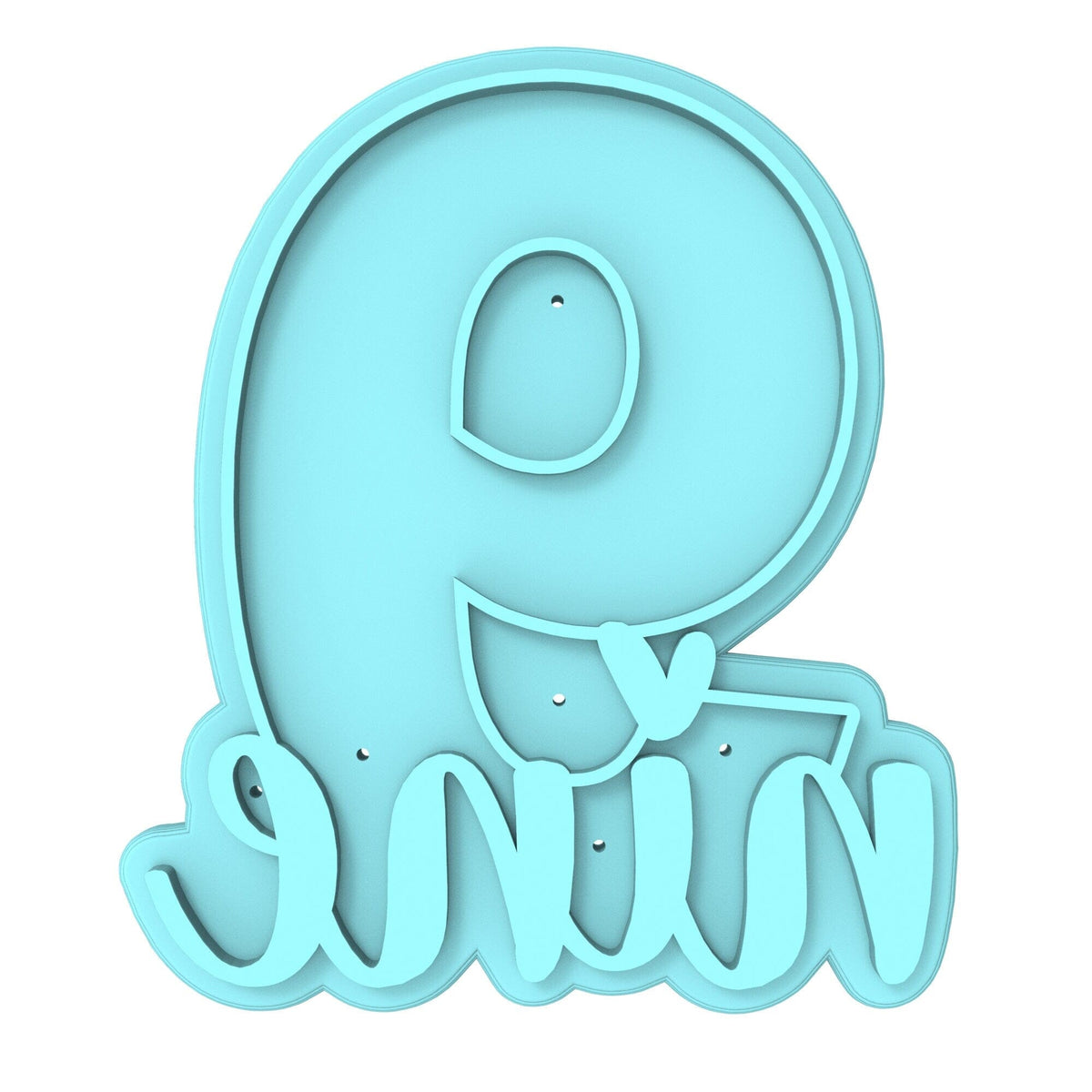 Number Nine Birthday Cookie Cutter | Stamp | Stencil Cookie Cutter Lady 