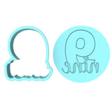 Number Nine Cookie Cutter | Stamp | Stencil birthday Cookie Cutter Lady MINI - 2 Inches (5cm) **BUNDLE** Cutter + Debosser 