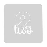 Number Two Birthday Cookie Cutter | Stamp | Stencil Cookie Cutter Lady 