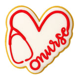 Nurse Heart Cookie Cutter | Stamp | Stencil #1 School / Grad Cookie Cutter Lady 
