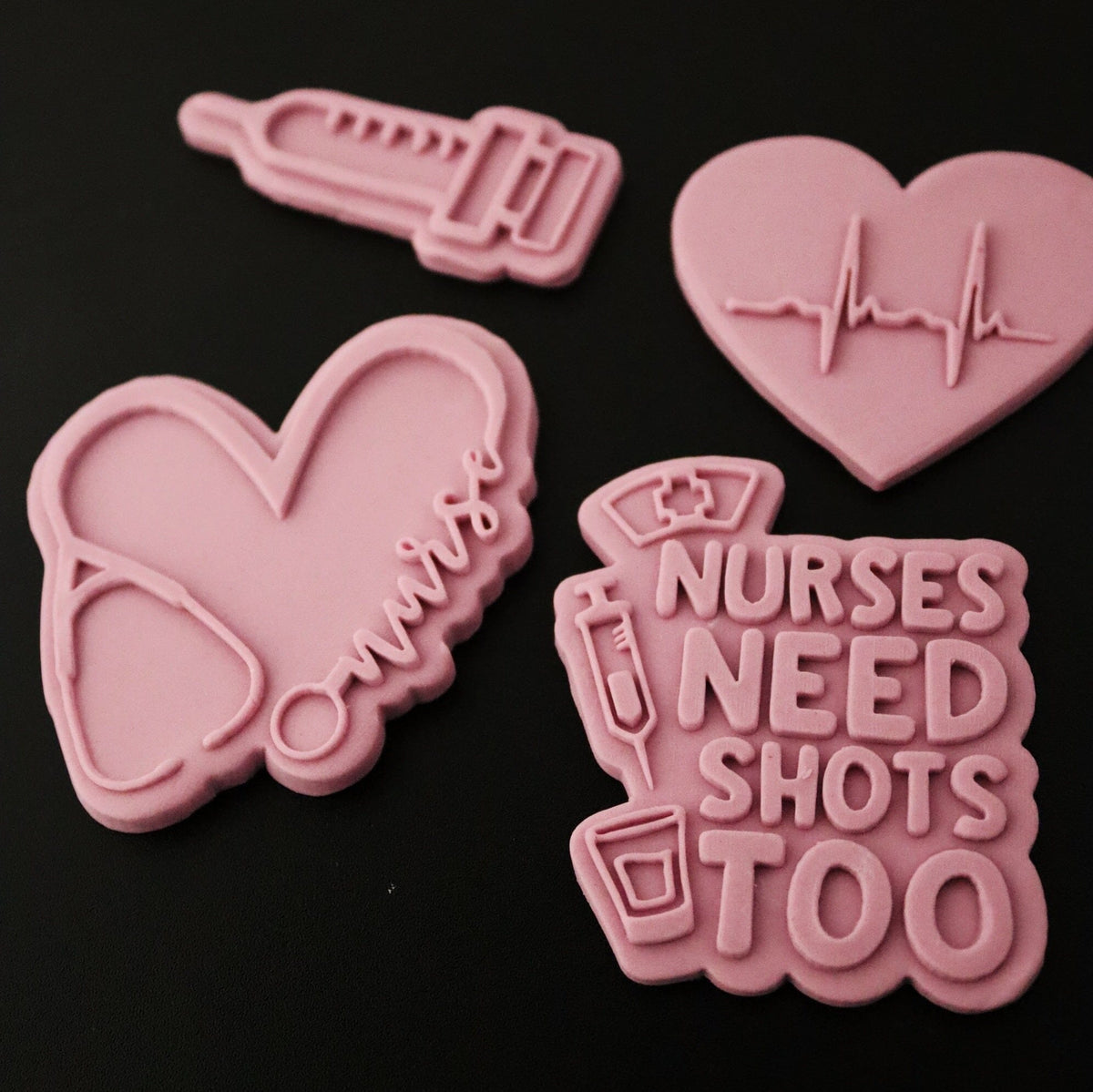 Nurse Life Cookie Cutter | Stamp | Stencil #1 School / Grad Cookie Cutter Lady 