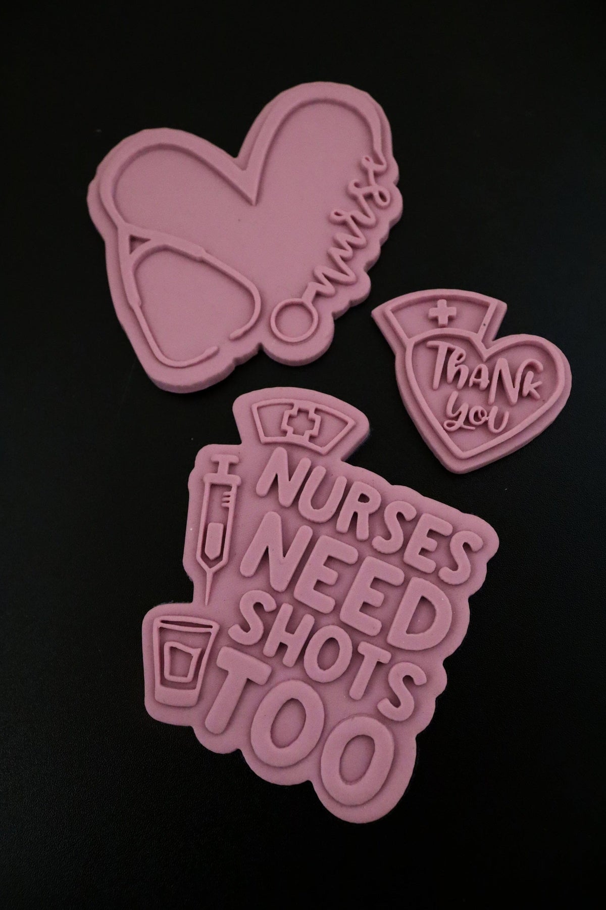 Nurse Thank You Cookie Cutter | Stamp | Stencil #1 School / Grad Cookie Cutter Lady 