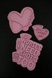Nurse Thank You Cookie Cutter | Stamp | Stencil #1 School / Grad Cookie Cutter Lady 