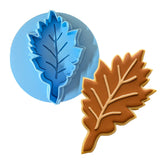 Oak Tree Leaf Cutter | Stamp | Stencil #1 Halloween / Fall Cookie Cutter Lady MINI - 2 Inches (5cm) **BUNDLE** Cutter + Debosser 