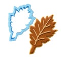 Oak Tree Leaf Cutter | Stamp | Stencil #1 Halloween / Fall Cookie Cutter Lady MINI - 2 Inches (5cm) Cookie Cutter ONLY (Outline) 