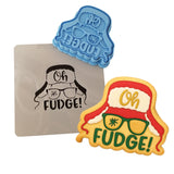 Oh Fudge Ralphie Cookie Cutter | Stamp | Stencil Xmas / Winter / NYE Cookie Cutter Lady 