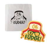 Oh Fudge Ralphie Cookie Cutter | Stamp | Stencil Xmas / Winter / NYE Cookie Cutter Lady MINI - 2 Inches (5cm) Stencil ONLY 