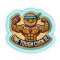 a sticker that says one tough cookie