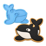 Orca Whale Cookie Cutter | Stamp | Stencil #1 Beach / Summer Cookie Cutter Lady MINI - 2 Inches (5cm) Stamp ONLY 