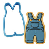 Overalls 1 Cookie Cutter | Stamp | Stencil - SHARP EDGES - FAST Shipping - Choose Your Own Size! #1 Cookie Cutter Lady LITTLE - 3 Inches (7.62cm) Cookie Cutter ONLY (Outline) 