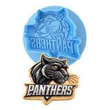 Panthers Words 2 Cookie Cutter | Stamp | Stencil - SHARP EDGES - FAST Shipping - Choose Your Own Size! #1 Cookie Cutter Lady LITTLE - 3 Inches (7.62cm) **BUNDLE** Cutter + Debosser 
