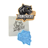 Panthers Words 2 Cookie Cutter | Stamp | Stencil - SHARP EDGES - FAST Shipping - Choose Your Own Size! #1 Cookie Cutter Lady LITTLE - 3 Inches (7.62cm) **BUNDLE** Cutter + Stamp + Stencil 