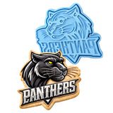 Panthers Words 2 Cookie Cutter | Stamp | Stencil - SHARP EDGES - FAST Shipping - Choose Your Own Size! #1 Cookie Cutter Lady LITTLE - 3 Inches (7.62cm) **BUNDLE** Cutter + Stamp 