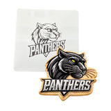 Panthers Words 2 Cookie Cutter | Stamp | Stencil - SHARP EDGES - FAST Shipping - Choose Your Own Size! #1 Cookie Cutter Lady LITTLE - 3 Inches (7.62cm) Stencil ONLY 