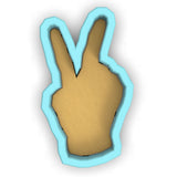 a picture of a peace sign in the shape of a hand