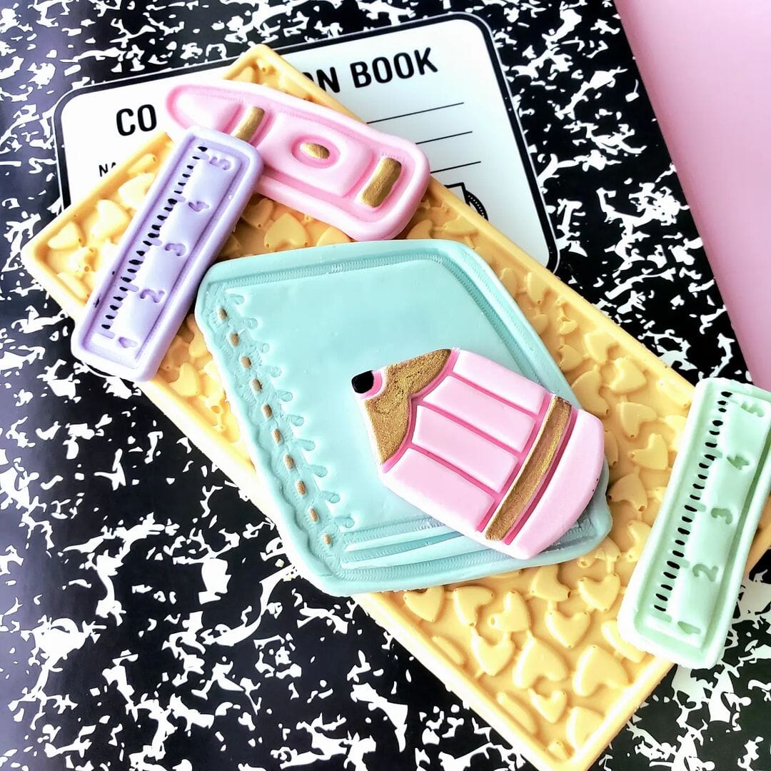 Pencil Cookie Cutter Outline & Stamp School / Grad Cookie Cutter Lady 
