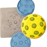 Pickle Ball Cookie Cutter | Stamp | Stencil #1 Sports Cookie Cutter Lady MINI - 2 Inches (5cm) **FULL SET BUNDLE** Cutter + Stamp + Stencil + Debosser **BEST DEAL** 