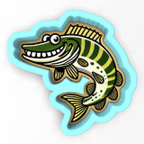 a cartoon fish with a smile on its face