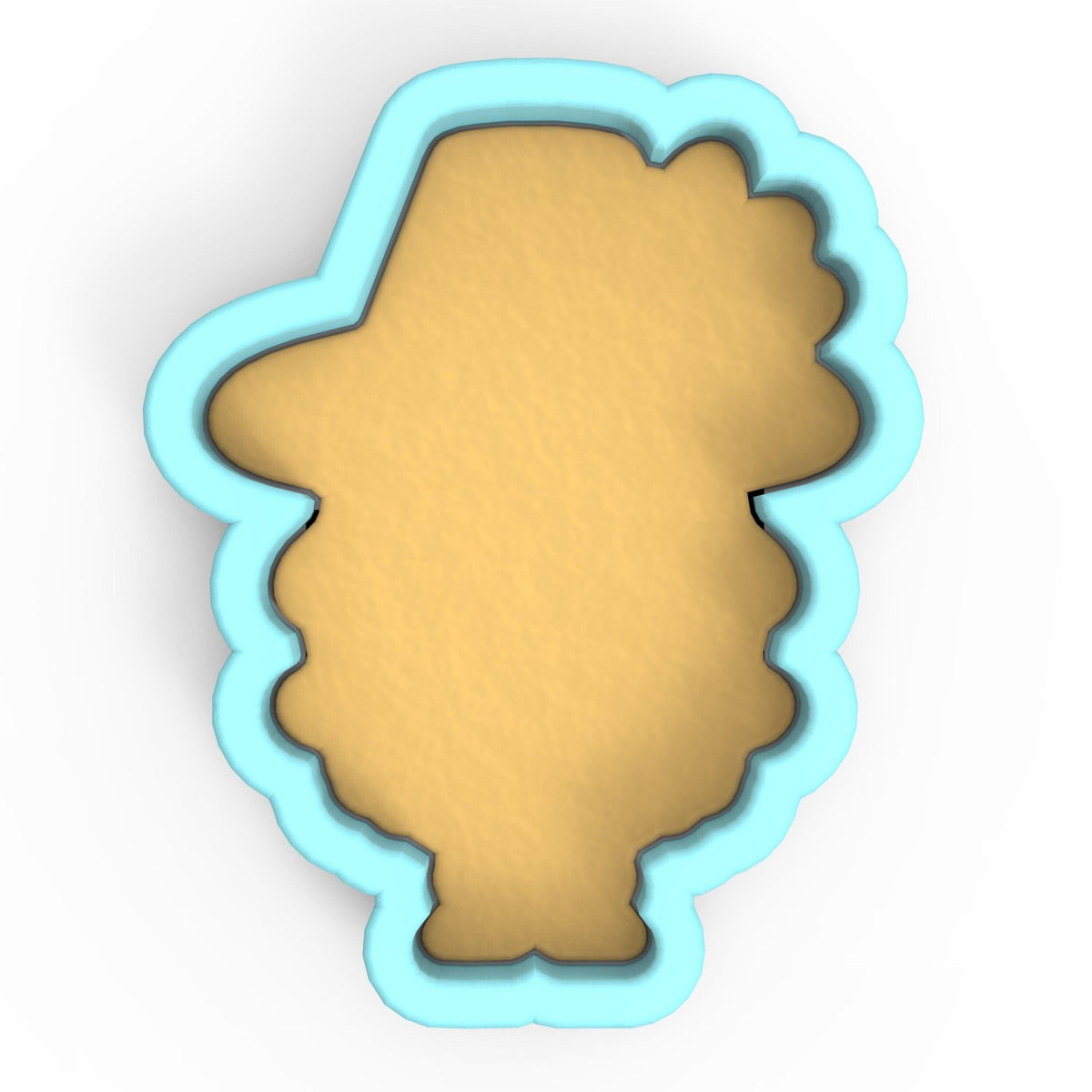 a cookie cutter shaped like the shape of a face