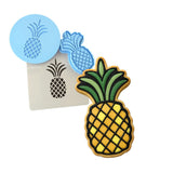 Pineapple Cookie Cutter | Stamp | Stencil #2 Beach / Summer Cookie Cutter Lady MINI - 2 Inches (5cm) **FULL SET BUNDLE** Cutter + Stamp + Stencil + Debosser **BEST DEAL** 
