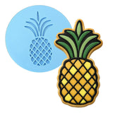 Pineapple Cookie Cutter | Stamp | Stencil #2 Beach / Summer Cookie Cutter Lady MINI - 2 Inches (5cm) Debosser ONLY 