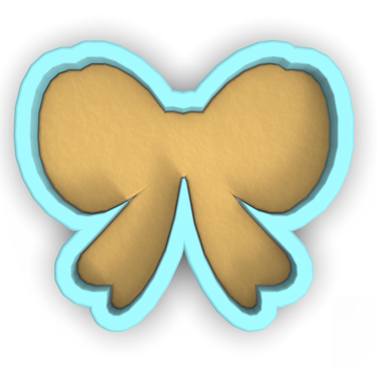 a 3d image of a blue and gold butterfly
