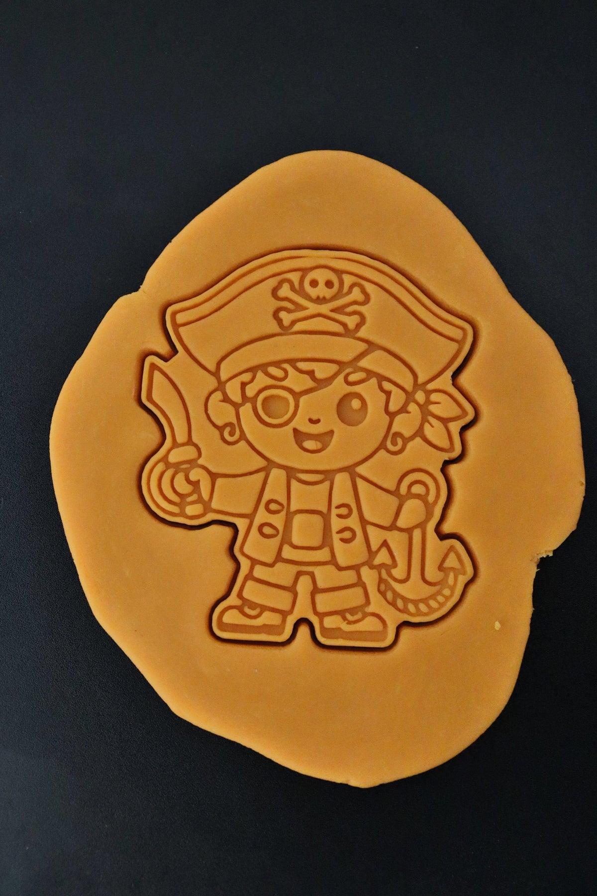 Pirate Halloween Costume Kid Cookie Cutter | Stamp | Stencil - SHARP EDGES - FAST Shipping - Choose Your Own Size! #1 Cookie Cutter Lady 