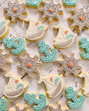 Pirate Ship Wheel Cookie Cutter | Stamp | Stencil #1 Boys/ Army / Outdoorsman Cookie Cutter Lady 