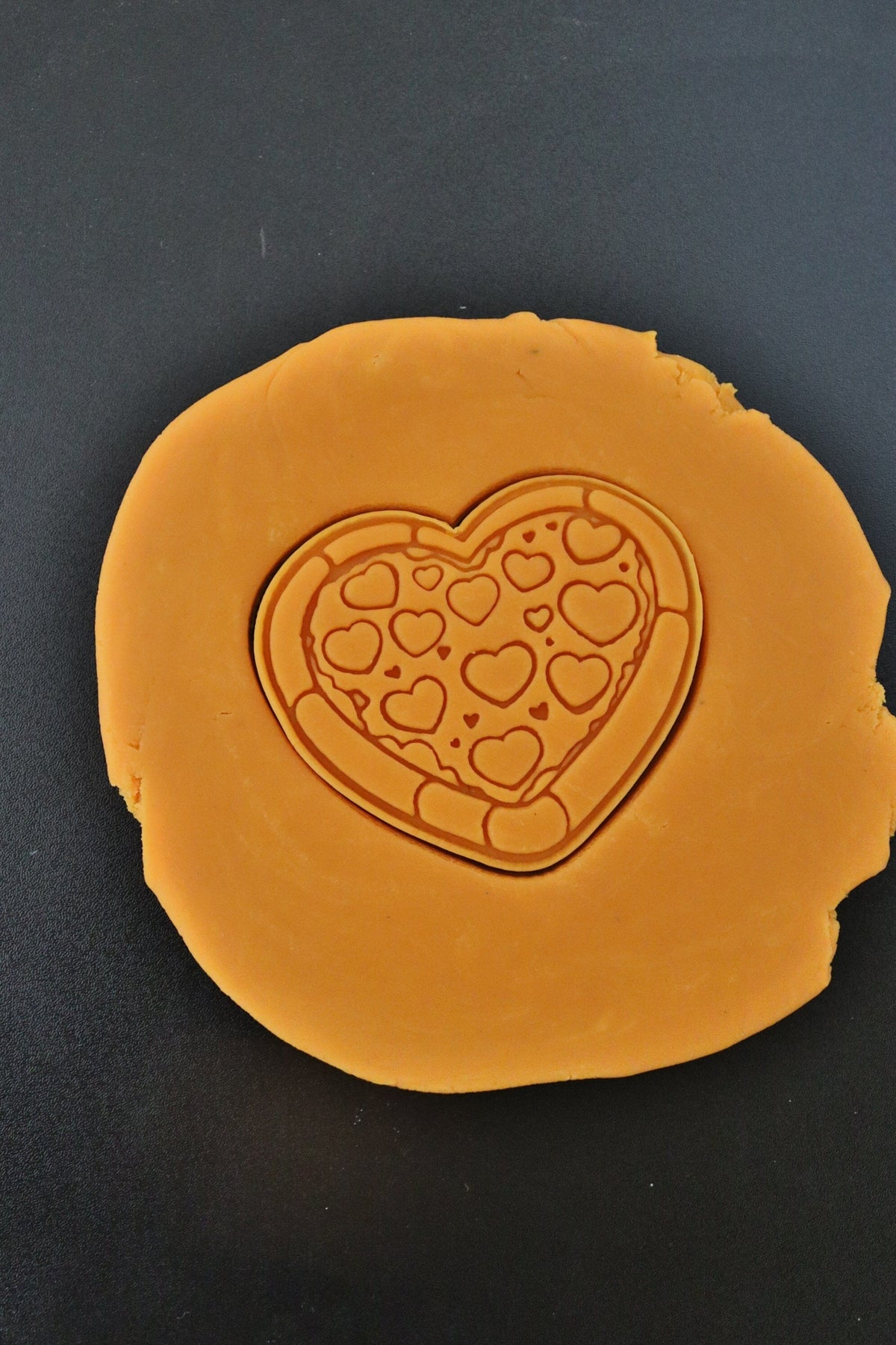 Pizza Heart Cookie Cutter | Stamp | Stencil - SHARP EDGES - FAST Shipping - Choose Your Own Size! #1 Cookie Cutter Lady 