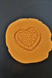 Pizza Heart Cookie Cutter | Stamp | Stencil - SHARP EDGES - FAST Shipping - Choose Your Own Size! #1 Cookie Cutter Lady 