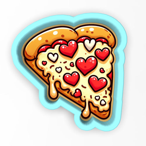 Pizza Slice Heart Cookie Cutter | Stamp | Stencil - SHARP EDGES - FAST Shipping - Choose Your Own Size! #2