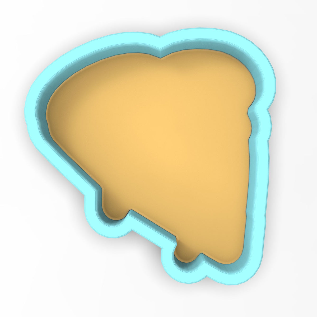 Pizza Slice Heart Cookie Cutter | Stamp | Stencil - SHARP EDGES - FAST Shipping - Choose Your Own Size! #2