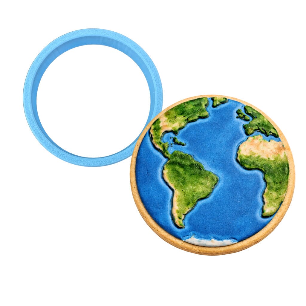 Planet Earth Cookie Cutter Outline & Stamp States/Country/Continent Cookie Cutter Lady MINI - 2 Inches (5cm) Cookie Cutter ONLY (Outline) 