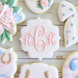 Plaque #10 Fondant & Plaques Cookie Cutter Lady 