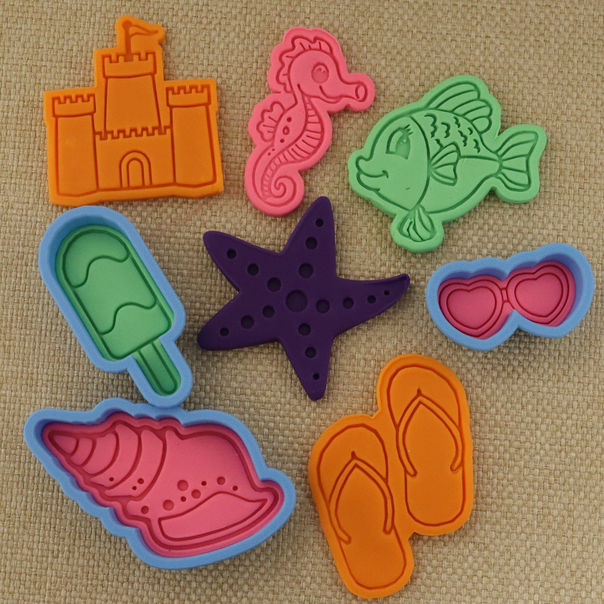 Popsicle Cookie Cutter | Stamp | Stencil #2 Beach / Summer Cookie Cutter Lady 
