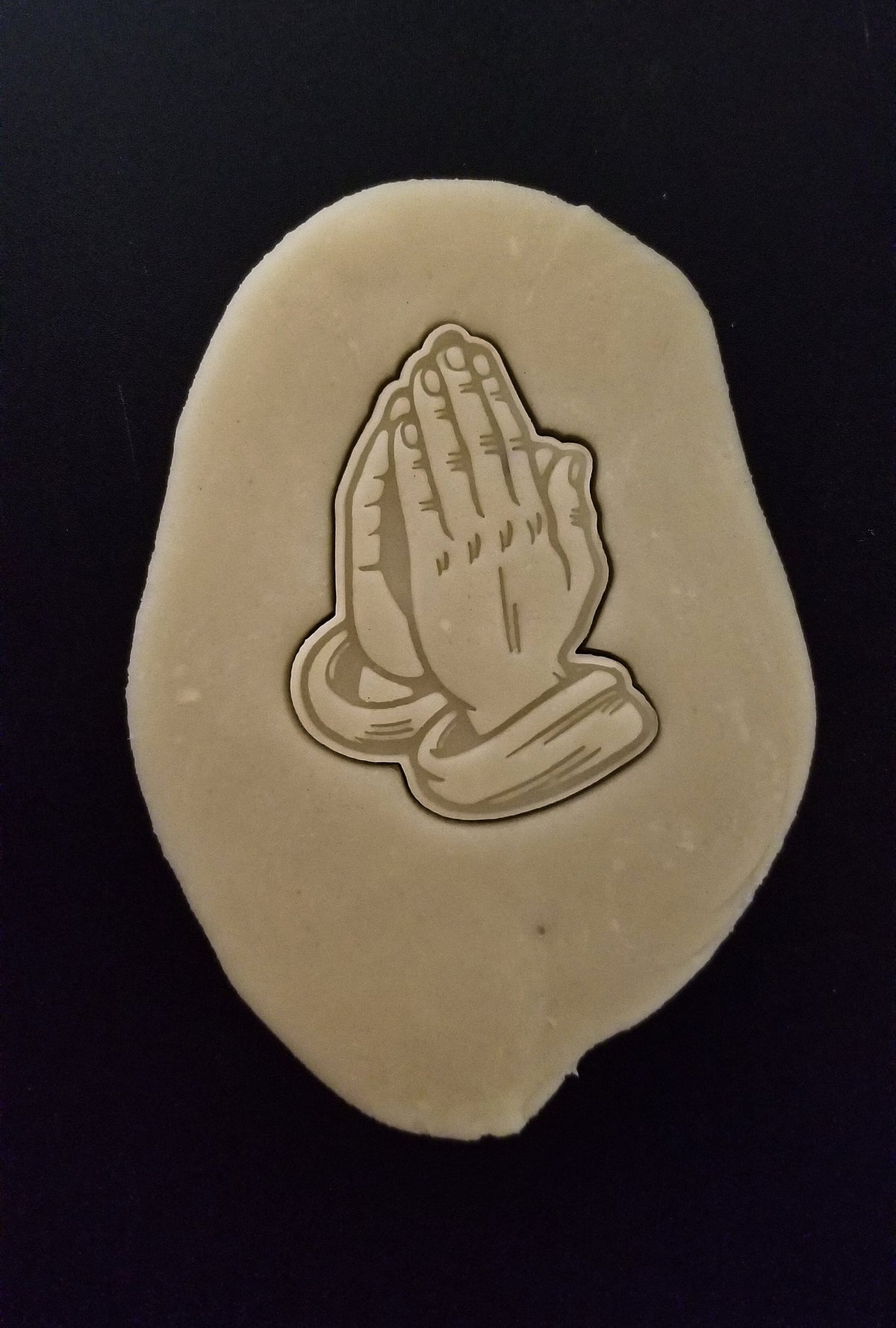 Praying Hands Cookie Cutter | Stamp | Stencil - SHARP EDGES - FAST Shipping - Choose Your Own Size! #1 Cookie Cutter Lady 