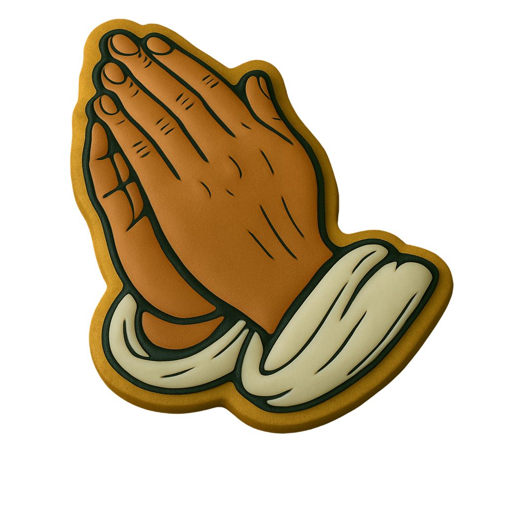 Praying Hands Cookie Cutter | Stamp | Stencil - SHARP EDGES - FAST Shipping - Choose Your Own Size! #1 Cookie Cutter Lady 