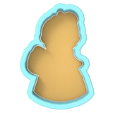 a paper cut out of a woman&#39;s head