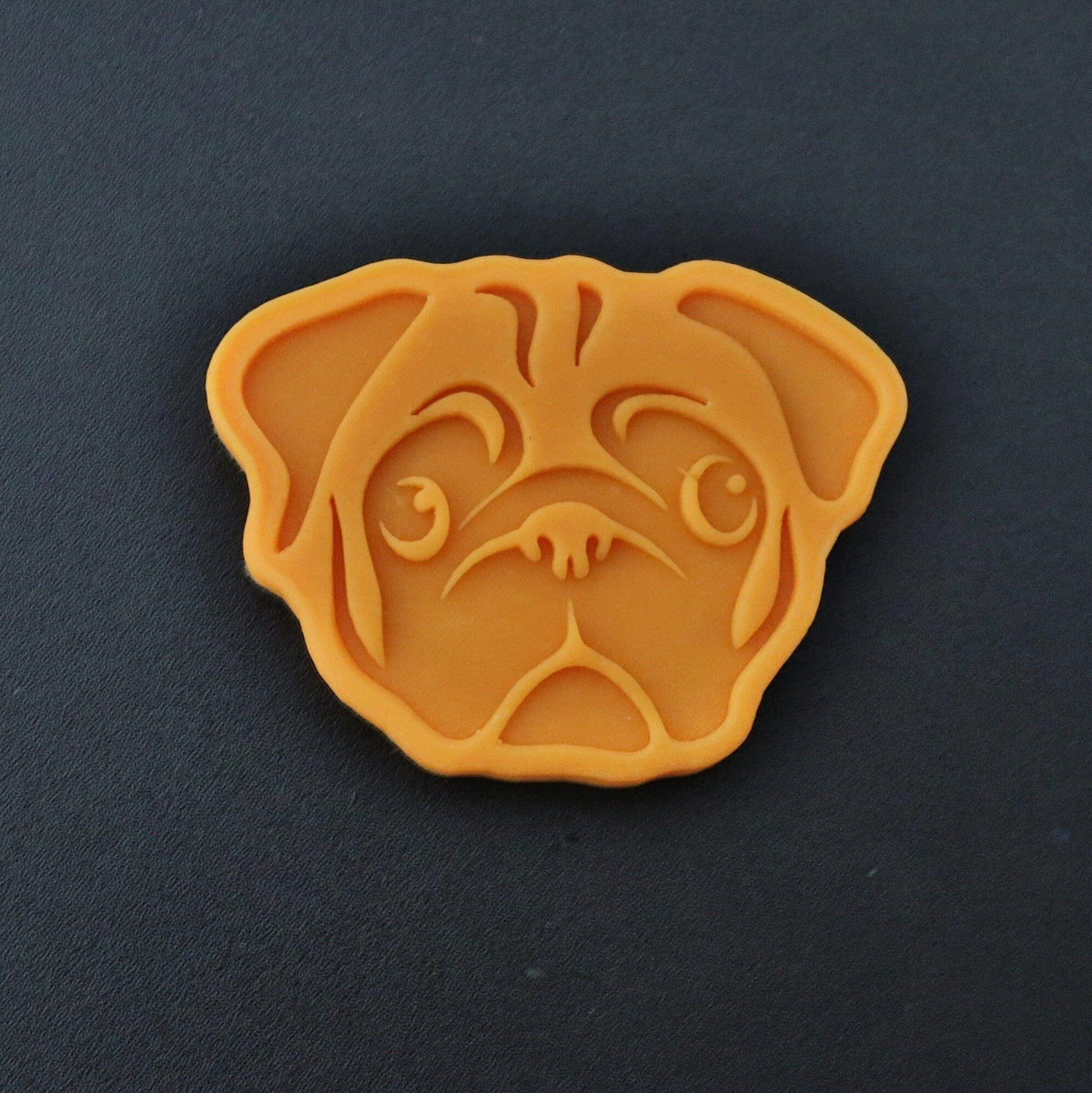 Pug Face Cookie Cutter | Stamp | Stencil #1 Animals & Dinosaurs Cookie Cutter Lady 