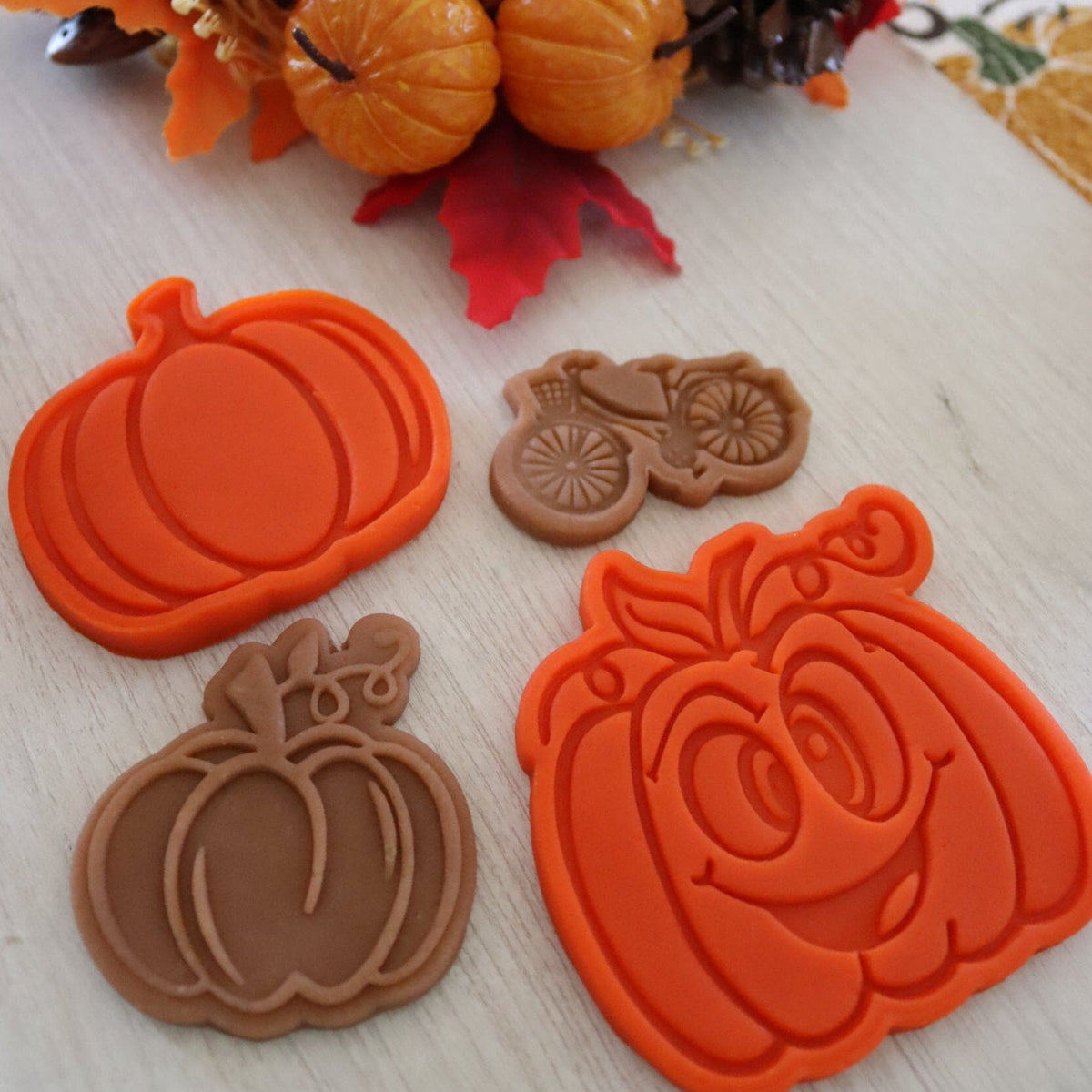 Pumpkin Cookie Cutter | Stamp | Stencil #2 Halloween / Fall Cookie Cutter Lady 