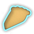 a cookie shaped like a piece of bread