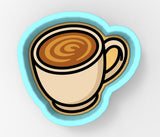 Pumpkin Spice Latte Mug Cookie Cutter | Stamp | Stencil - SHARP EDGES - FAST Shipping - Choose Your Own Size! #1