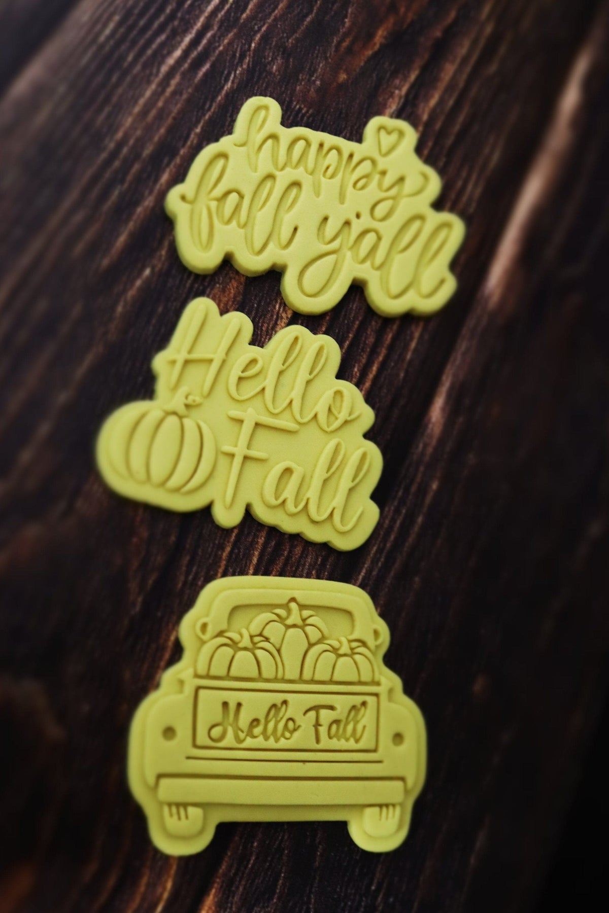 Pumpkin Truck Cookie Cutter | Stamp | Stencil #2 Halloween / Fall Cookie Cutter Lady 