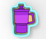 Purple Shaker Cup Dark Cookie Cutter | Stamp | Stencil - SHARP EDGES - FAST Shipping - Choose Your Own Size! #1