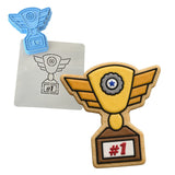 Racing Trophy Cookie Cutter | Stamp | Stencil #1 Comic Book / Vehicles Cookie Cutter Lady 