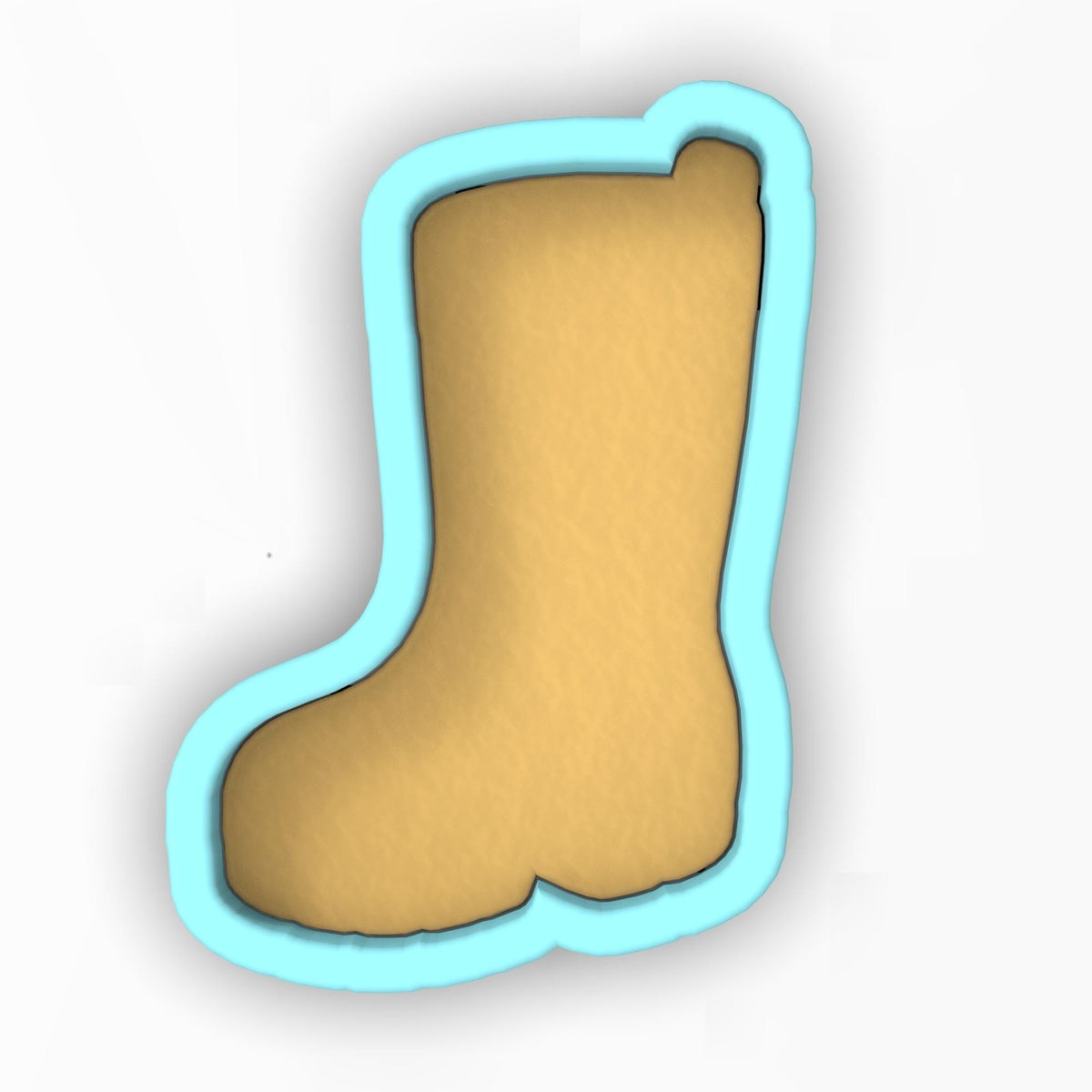 a picture of a boot shaped cookie cutter